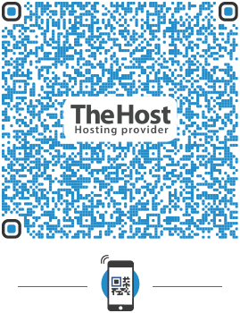 Business card TheHost QR-Code