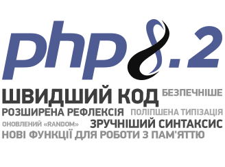 Селектор версій PHP і підтримка PHP 8.2