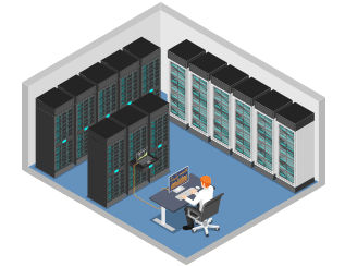 Server colocation service and equipment placement