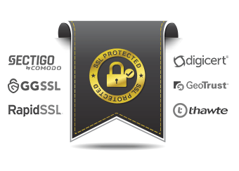 SSL certificates Sectigo/Comodo, GeoTrust, Digicert, Thawte, RapidSSL
