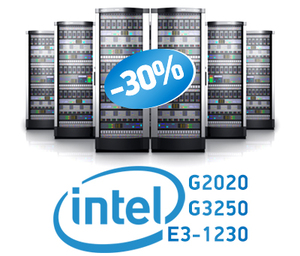 30% discount on new servers