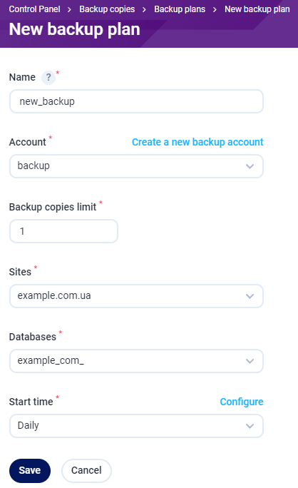 FastPanel Backup 4