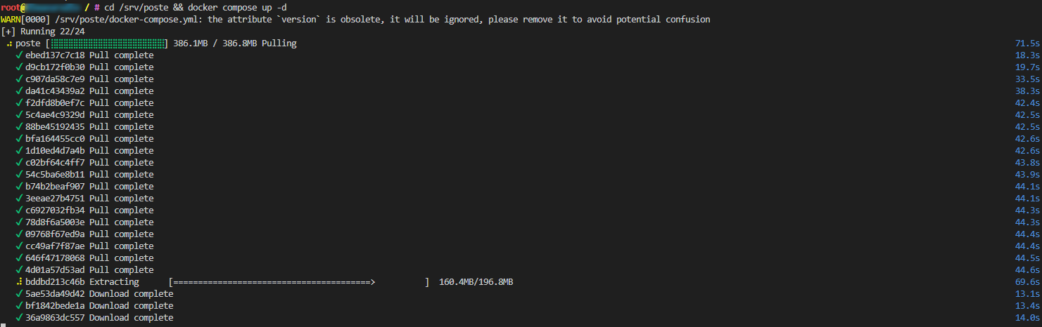 docker compose