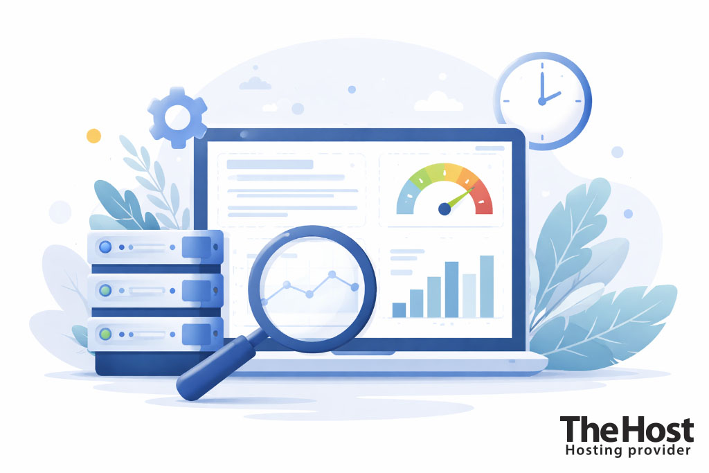 The Host banner Analyze perfomance on hosting